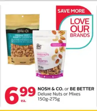 Rexall NOSH & CO. or BE BETTER Deluxe Nuts or Mixes offer
