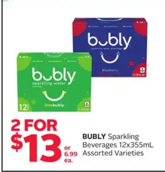 Rexall BUBLY Sparkling Beverages offer