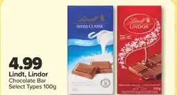 PharmaChoice Lindt, Lindor Chocolate Bar offer
