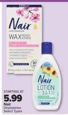 PharmaChoice Nair Depilatories offer