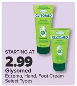 PharmaChoice Glysomed Eczema, Hand, Foot Cream offer