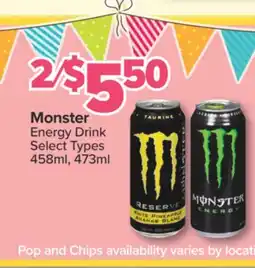 PharmaChoice Monster Energy Drink offer