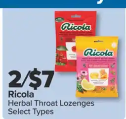 PharmaChoice Ricola Herbal Throat Lozenges offer