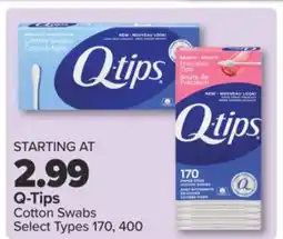 PharmaChoice Q-Tips Cotton Swabs offer
