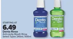 PharmaChoice Denta Rinse Anti-cavity Mouth Rinse offer