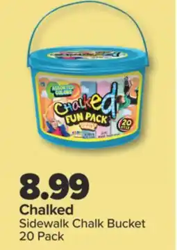 PharmaChoice Chalked Sidewalk Chalk Bucket offer