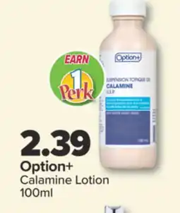 PharmaChoice Option+ Calamine Lotion offer