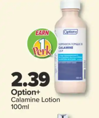 PharmaChoice Option+ Calamine Lotion offer