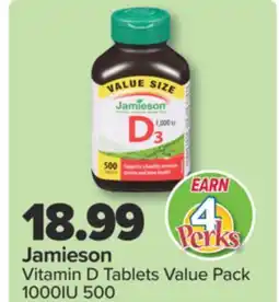 PharmaChoice Jamieson Vitamin D Tablets Value Pack offer