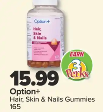 PharmaChoice Option+ Hair, Skin & Nails Gummies offer