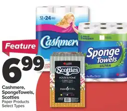 PharmaChoice Cashmere, SpongeTowels, Scotties Paper Products offer