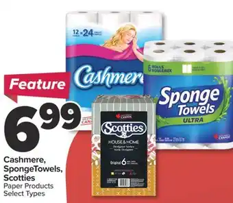 PharmaChoice Cashmere, SpongeTowels, Scotties Paper Products offer