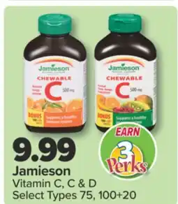 PharmaChoice Jamieson Vitamin C, C & D offer