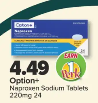 PharmaChoice Option+ Naproxen Sodium Tablets offer
