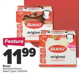 PharmaChoice Boost Nutritional Drinks offer