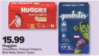 PharmaChoice Huggies GoodNites, Pullups Diapers, Bed Mats offer