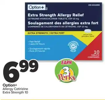PharmaChoice Option+ Allergy Cetirizine offer