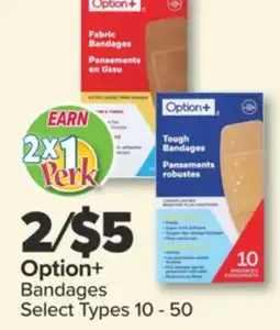 PharmaChoice Option+ Bandages offer