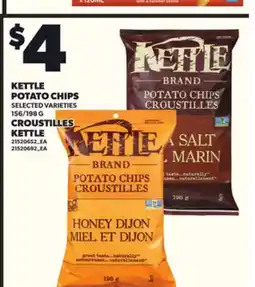 Independent City Market KETTLE POTATO CHIPS, 156/198 G offer