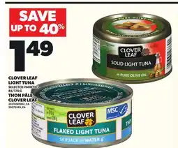 Independent City Market CLOVER LEAF LIGHT TUNA, 85/170 G offer