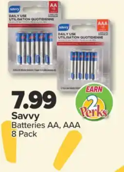 PharmaChoice Savvy Batteries AA, AAA offer