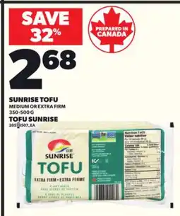 Independent City Market SUNRISE TOFU, 350-500 G offer