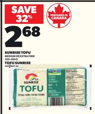 Independent City Market SUNRISE TOFU, 350-500 G offer
