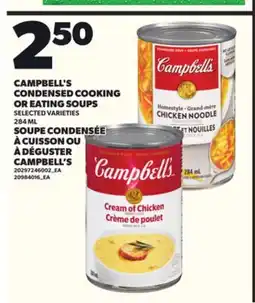 Independent City Market CAMPBELL'S CONDENSED COOKING OR EATING SOUPS, 284 ML offer