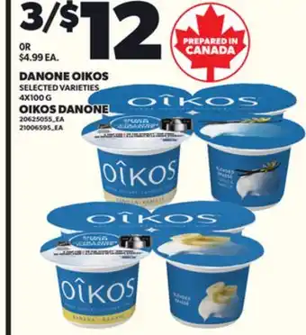 Independent City Market DANONE OIKOS, 4X100 G offer