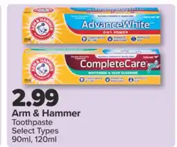 PharmaChoice Arm & Hammer Toothpaste offer