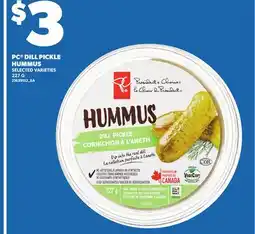 Independent City Market PC DILL PICKLE HUMMUS, 227 G offer