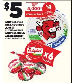 Independent City Market BABYBEL, 6'S OR THE LAUGHING COW, 8'S offer