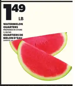 Independent City Market WATERMELON QUARTERS offer