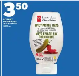 Independent City Market PC SPICY PICKLE MAYO, 350 ML offer