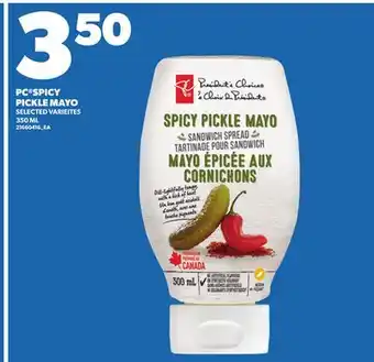 Independent City Market PC SPICY PICKLE MAYO, 350 ML offer