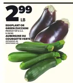Independent City Market EGGPLANT OR GREEN ZUCCHINI offer