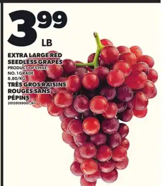 Independent City Market EXTRA LARGE RED SEEDLESS GRAPES offer