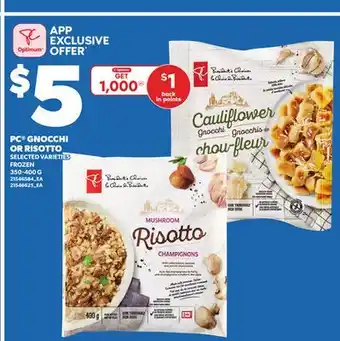 Independent City Market PC GNOCCHI OR RISOTTO, 350-400 G offer