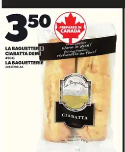 Independent City Market LA BAGUETTERIE CIABATTA DEMI, 450 G offer