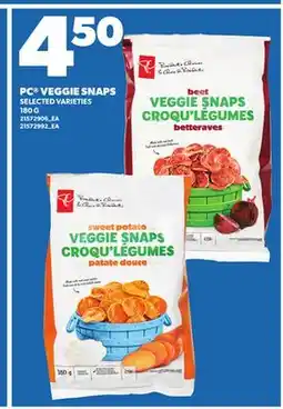 Independent City Market PC VEGGIE SNAPS, 180 G offer