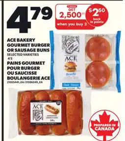 Independent City Market ACE BAKERY GOURMET BURGER OR SAUSAGE BUNS, 4'S offer