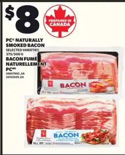 Independent City Market PC NATURALLY SMOKED BACON, 375/500 G offer