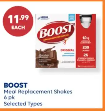 Wellwise by Shoppers BOOST Meal Replacement Shakes offer
