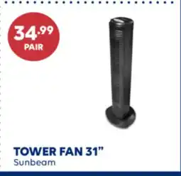 Wellwise by Shoppers Sunbeam TOWER FAN 31 offer