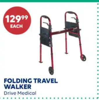 Wellwise by Shoppers FOLDING TRAVEL WALKER offer