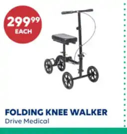 Wellwise by Shoppers FOLDING KNEE WALKER offer