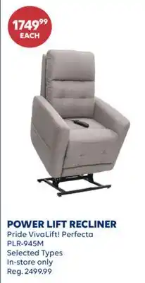 Wellwise by Shoppers POWER LIFT RECLINER offer