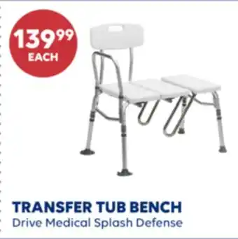 Wellwise by Shoppers TRANSFER TUB BENCH offer