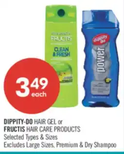 Shoppers Drug Mart DIPPITY-DO HAIR GEL or FRUCTIS HAIR CARE PRODUCTS offer