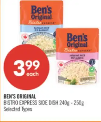 Shoppers Drug Mart BEN'S ORIGINAL BISTRO EXPRESS SIDE DISH offer